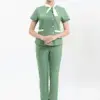 Đồng phục kỹ thuật viên spa Hàn Quốc TTSPAKTV12 màu bơ