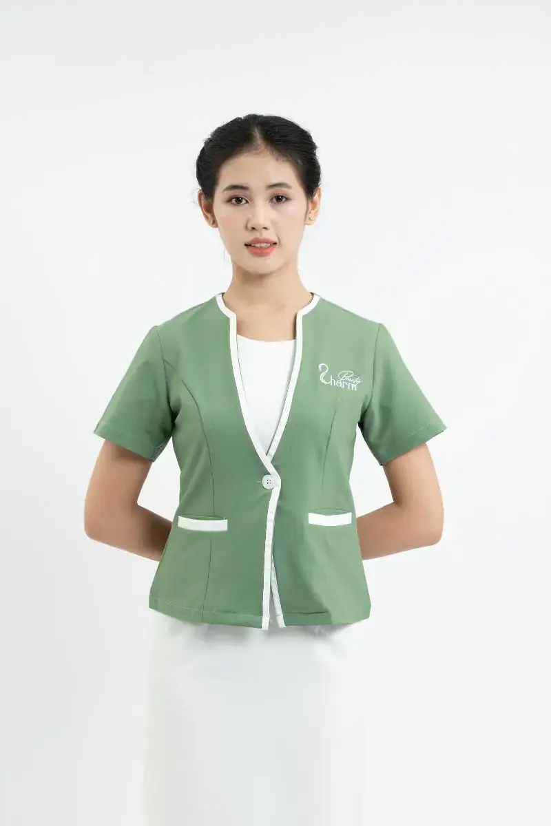 Mẫu đồng phục spa Hàn Quốc đẹp