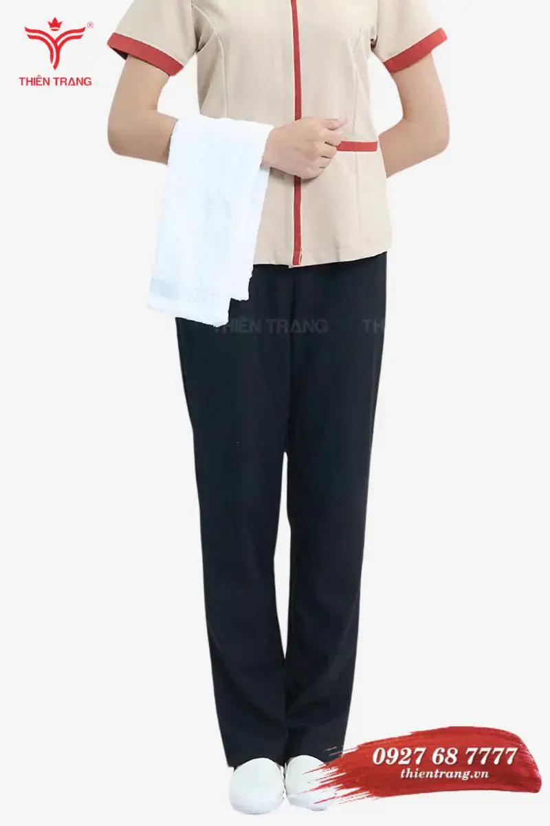 Quần đồng phục tạp vụ khách sạn được lựa chọn phổ biến