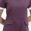 Thân áo đồng phục lễ tân spa TTSPALT4 màu tím