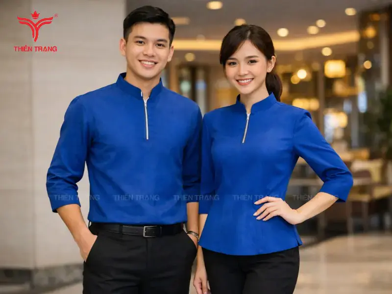 Quần áo khách sạn New World của phục vụ bàn