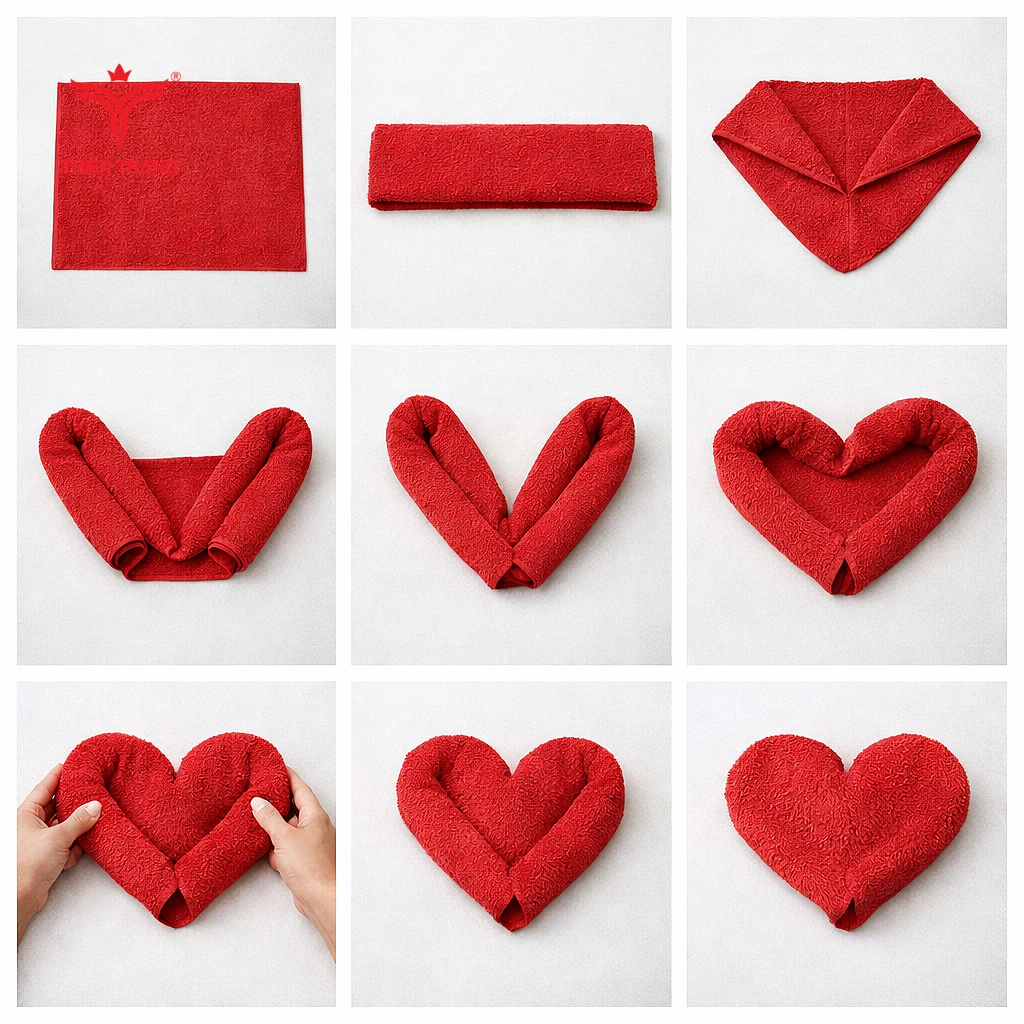 Cách cuộn khắn spa 