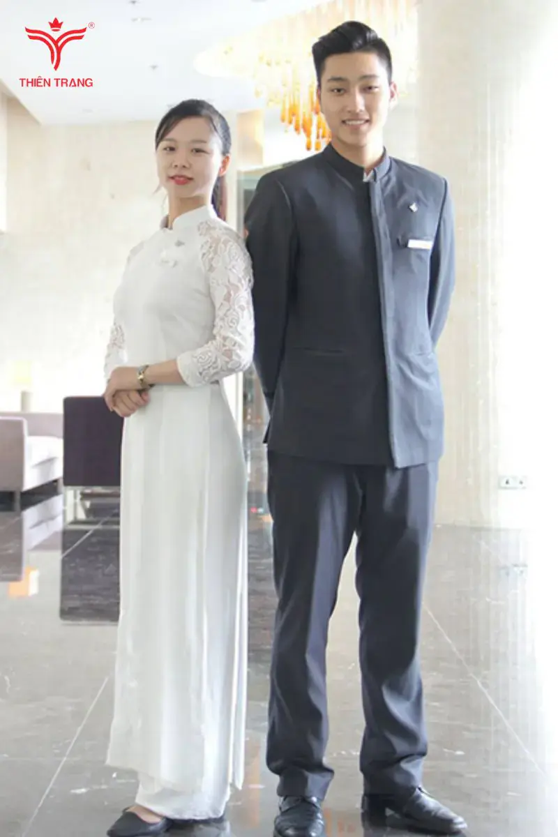 Mẫu đồng phục khách sạn Marriott cho nhân viên bell chuyên nghiệp