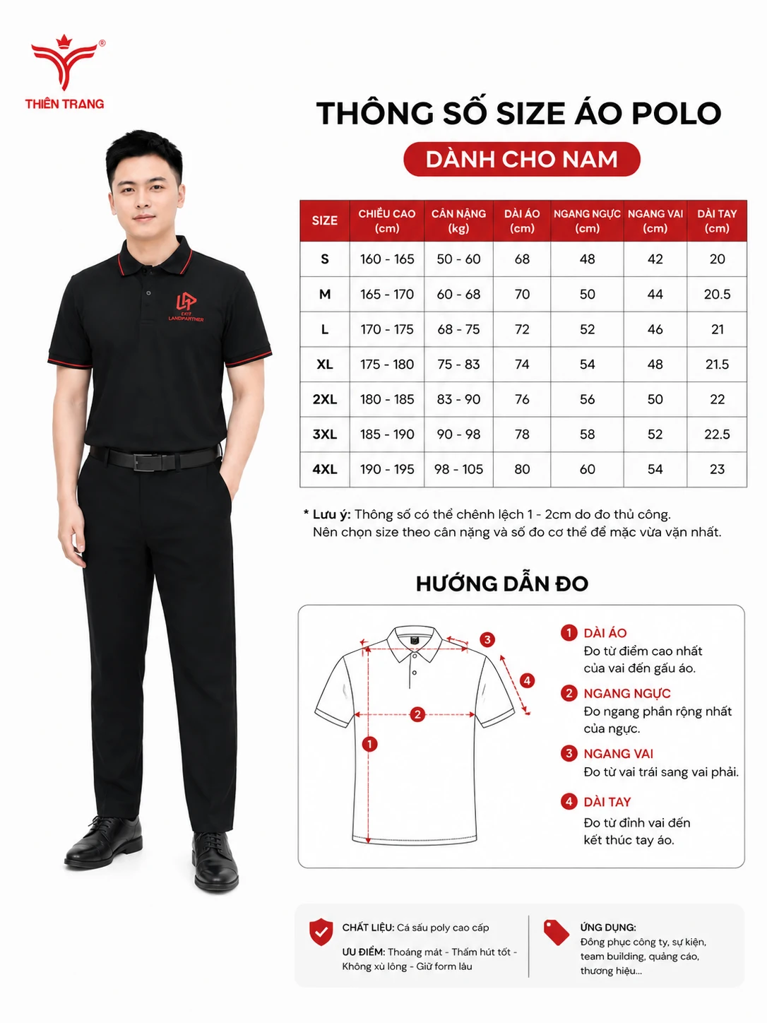 Áo polo doanh nghiệp cao cấp