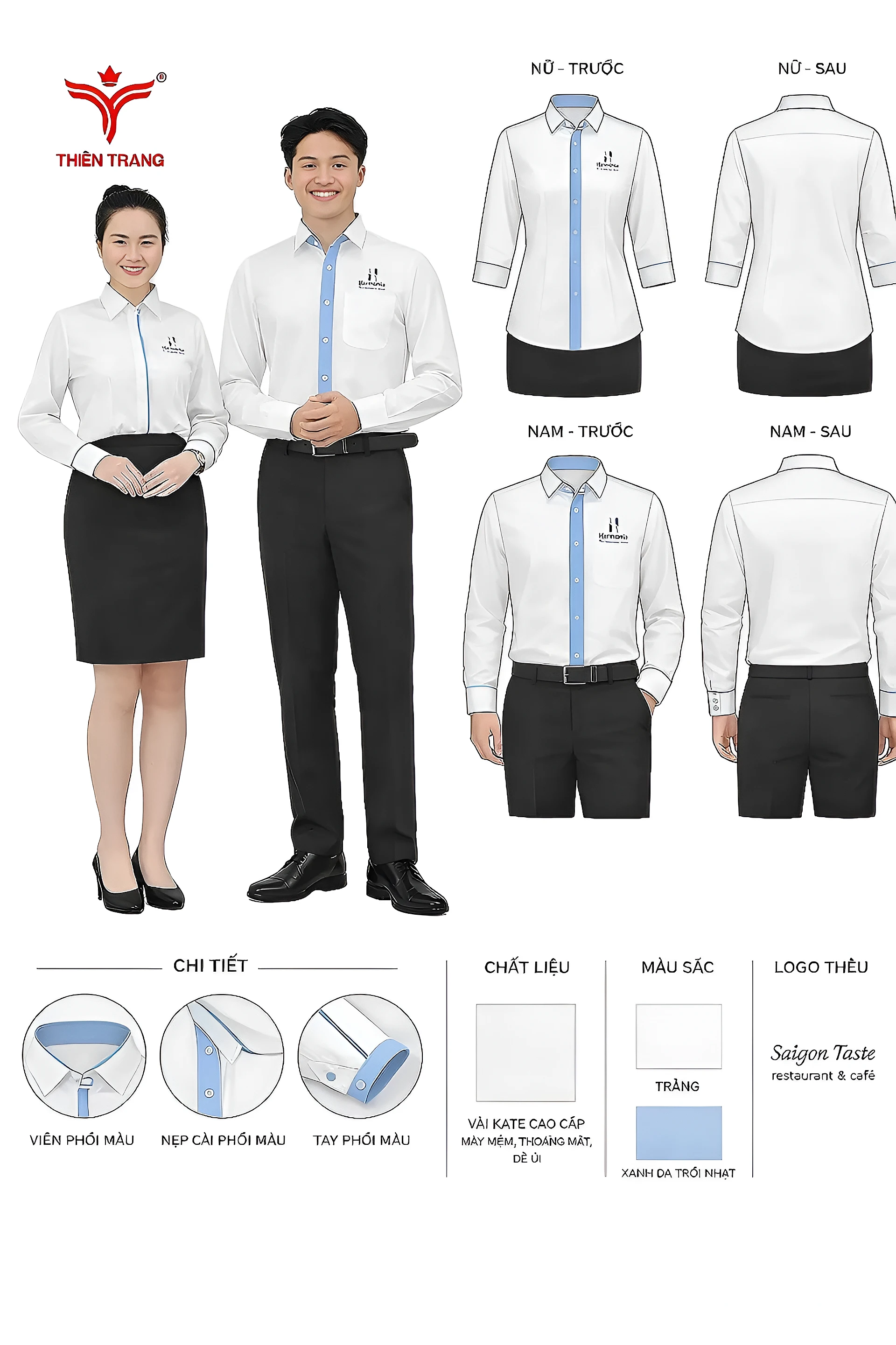 Đồng Phục Quản Lý Nhà Hàng Harmonia