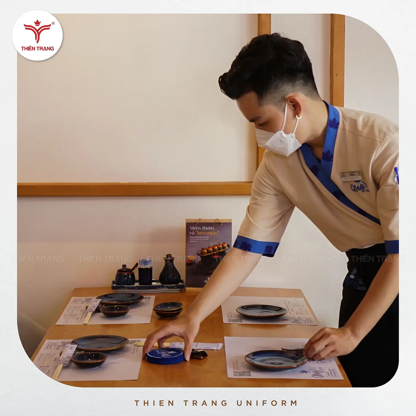 Đồng phục samue tại NAGI SUSHI CORPORATION 