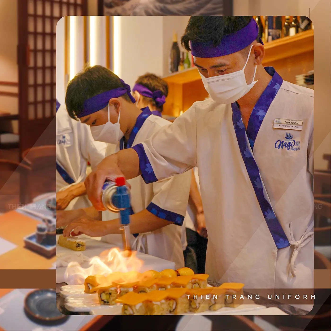 Đồng phục samue tại NAGI SUSHI CORPORATION 