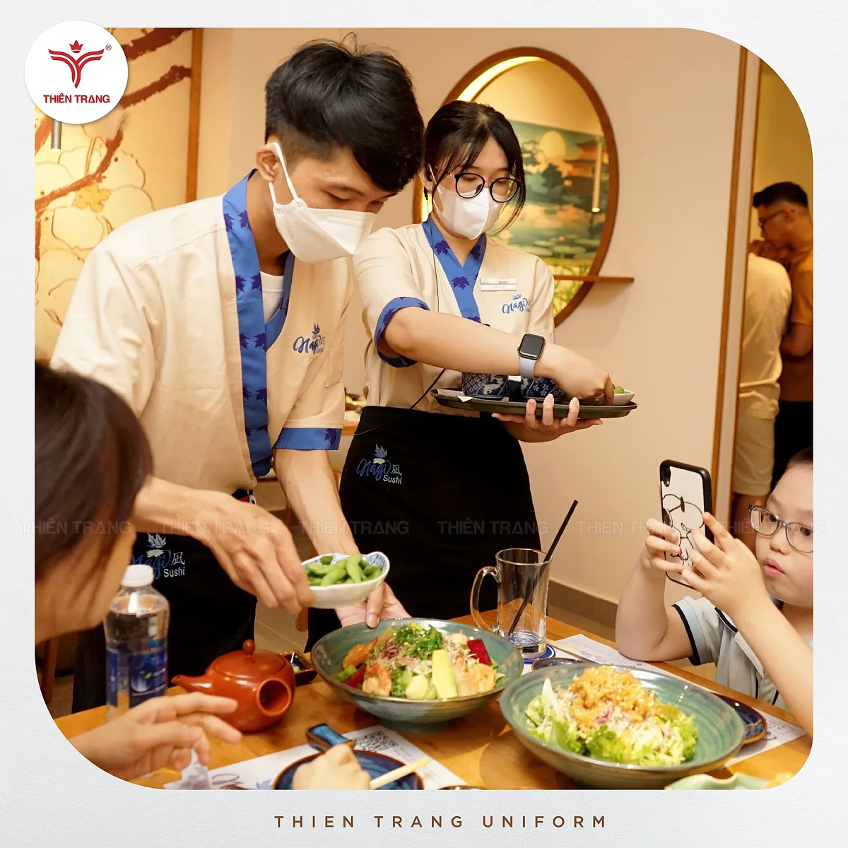Đồng phục samue tại NAGI SUSHI CORPORATION 