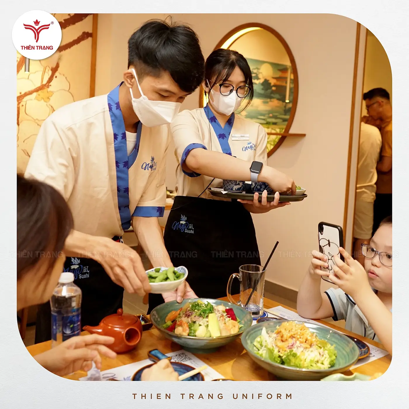 Đồng phục samue tại NAGI SUSHI CORPORATION 