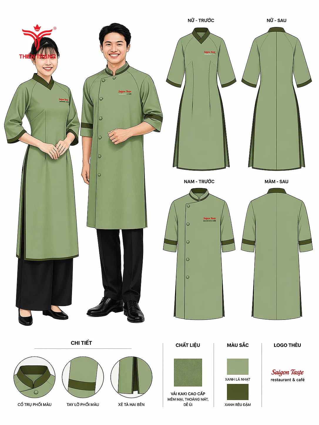 Đồng Phục Lễ Tân Nhà Hàng Saigontimes