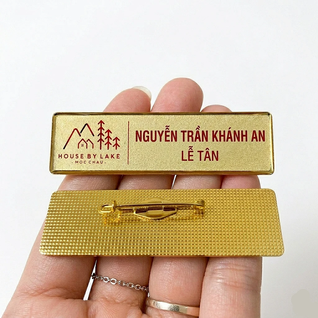 Bảng tên ghim cài áo