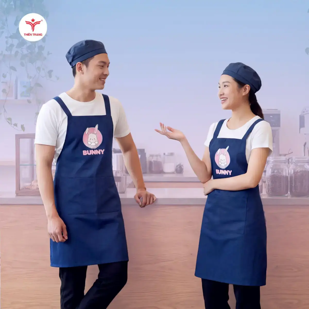 Hinh anh thuc te dong phuc Bunny Coffee 1 1