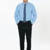 Áo sơ mi công sở nam TTDNGASMDNM53 màu xanh dương nhạt
