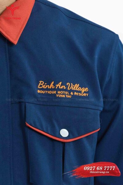 Túi áo đồng phục bảo trì khách sạn TTKSABT5 màu xanh dương