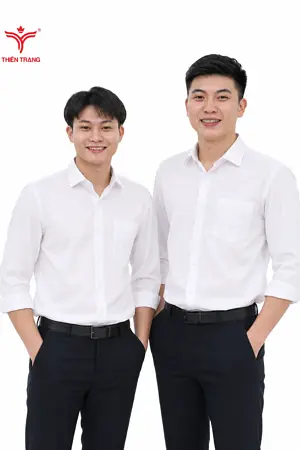 Áo sơ mi công sở nam TTDNGASMDNM53 màu xanh dương nhạt