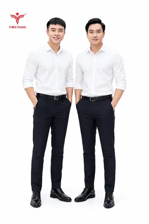 Alternative view of Đồng phục sơ mi nam trắng công sở