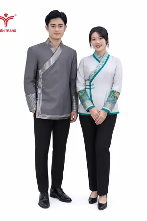 Alternative view of Đồng phục phục vụ giao lĩnh trường y nhà hàng hoa