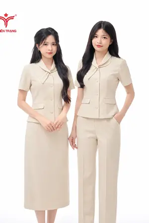 Đồng phục Vest nữ quản lý spa TTDNGDPV7 màu đỏ