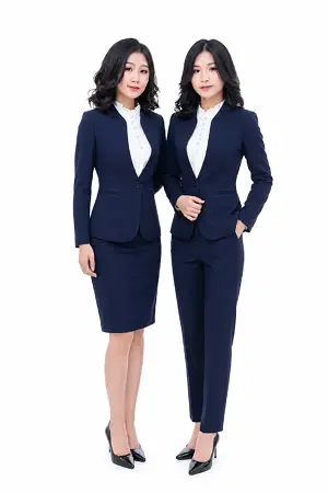 Alternative view of Đồng phục Vest nữ quản lý spa TTDNGDPV9 màu cam