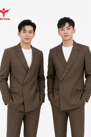 Đồng phục Vest nam TTDNGDPVM53 màu xanh dương nhạt