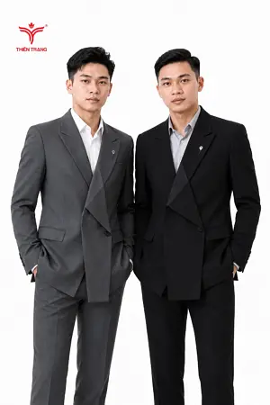 Đồng phục Vest nam TTDNGDPVM9 màu cam