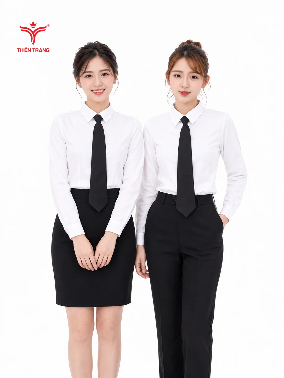 Đồng phục sơ mi nữ ngân hàng