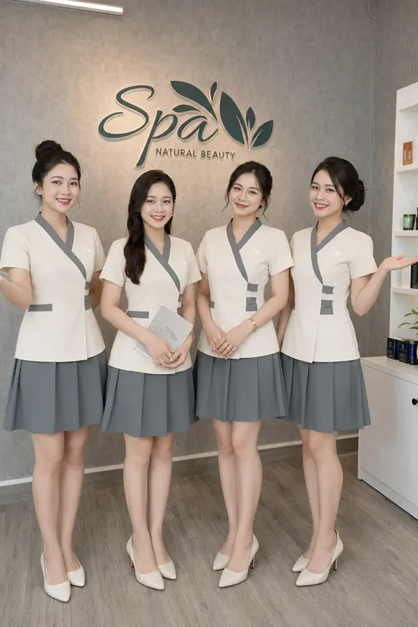 Đồng phục áo Vest lễ tân spa