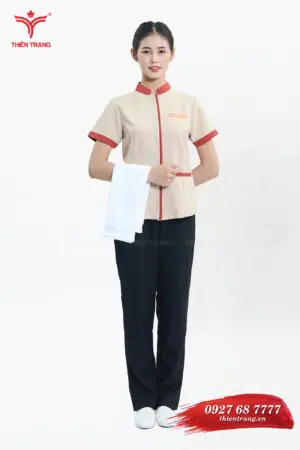 Đồng phục khách sạn cho buồng phòng TTNHKSBP12