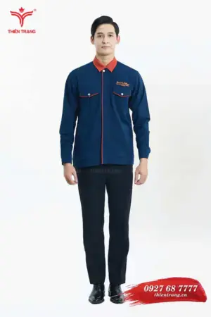 Đồng phục kỹ thuật bảo trì khách sạn TTKSABT5 màu xanh dương