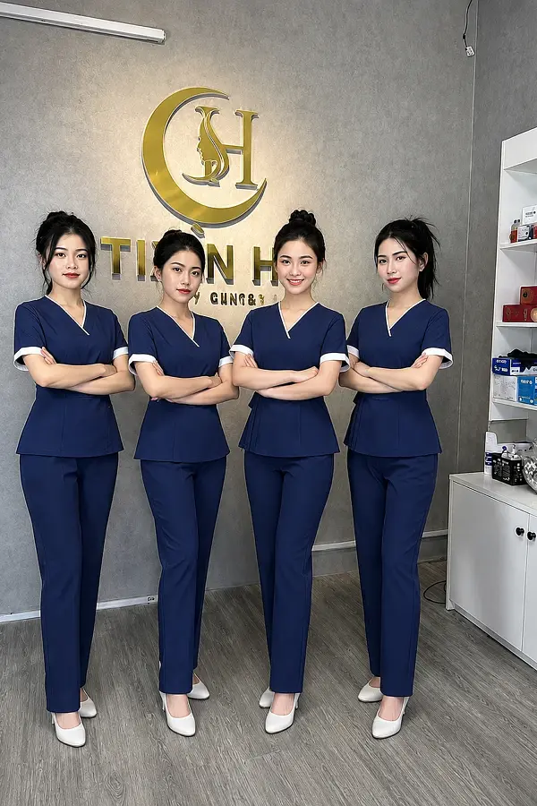 Đồng phục kỹ thuật viên spa cao cấp