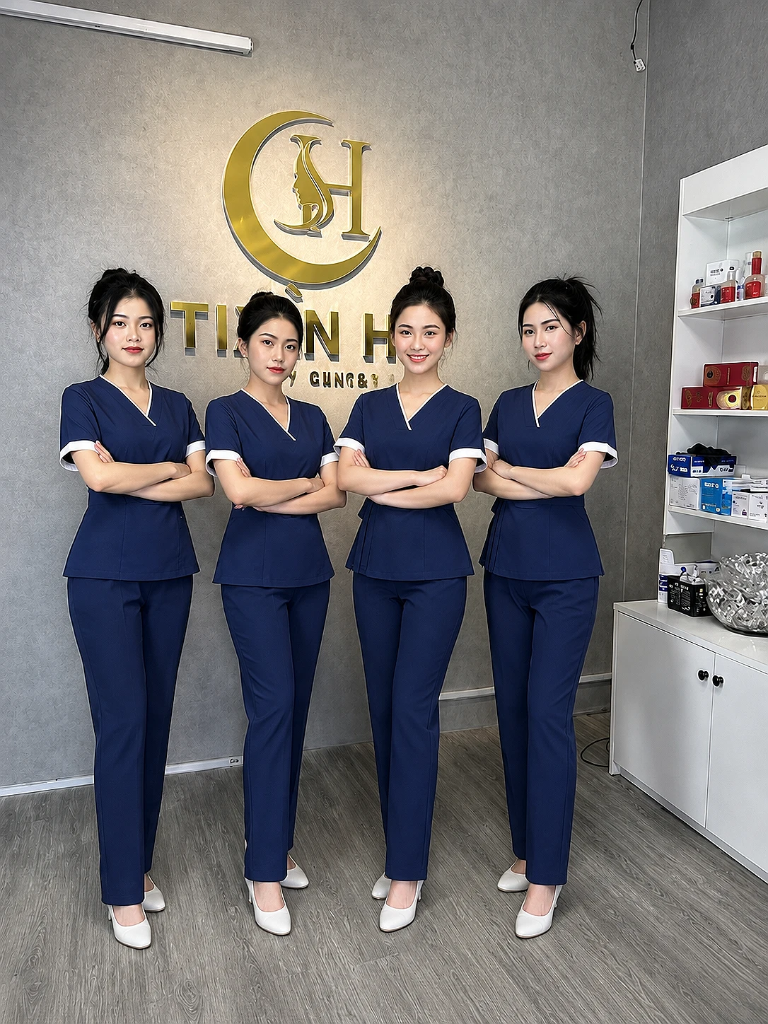 Đồng phục kỹ thuật viên spa cao cấp