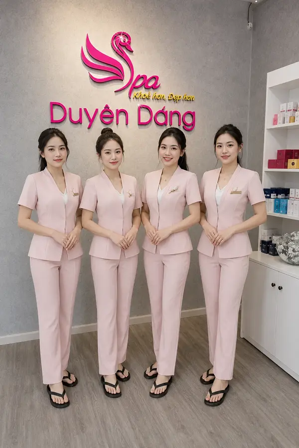Đồng phục vest quản lý spa tay ngắn