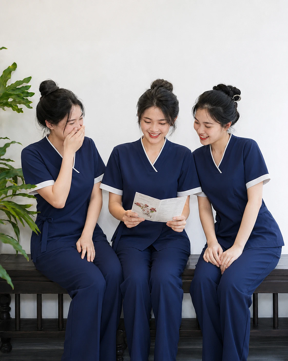 Đồng phục kỹ thuật viên spa cao cấp - Ảnh 2