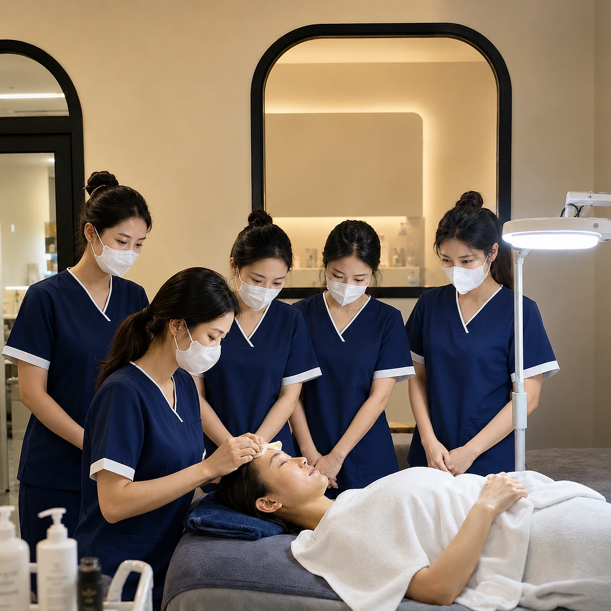 Đồng phục kỹ thuật viên spa cao cấp - Ảnh 4