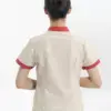 Mặt sau đồng phục buồng phòng khách sạn TTNHKSBP12 màu kem