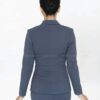 Mặt sau đồng phục vest nữ quản lý spa TTDNGDPV3 màu xám