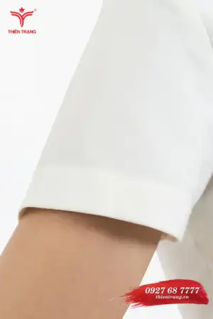 Tay áo đồng phục kỹ thuật viên spa TTSPAKTV1 màu trắng