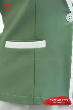 Túi đồng phục lễ tân spa TTSPALT6 xanh lá cây