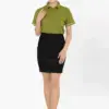 Áo thun công sở nữ TTDNGATDNWM6 xanh lá cây