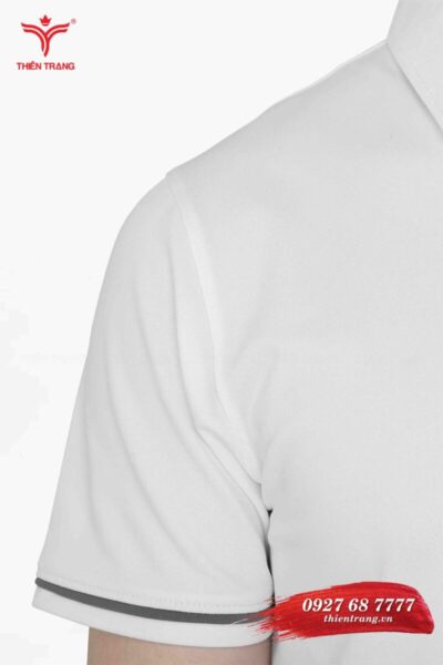 Chi tiết 2 áo thun công sở nam TTDNGATDNM1 màu trắng