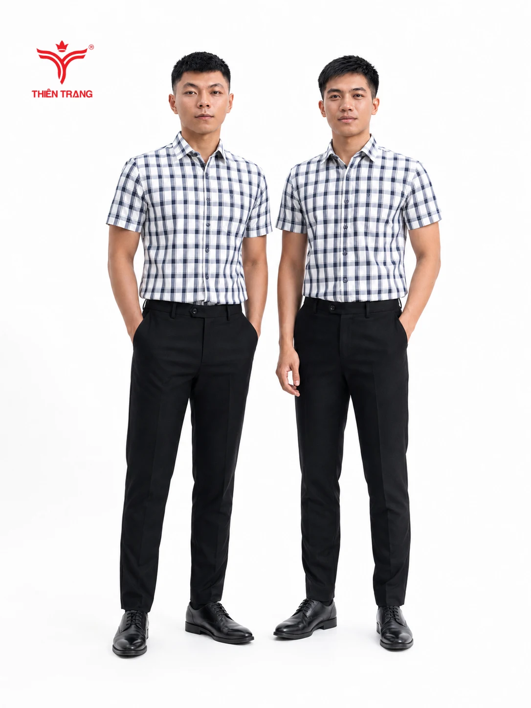 Áo sơ mi công sở nam TTDNGASMDNM4 màu tím - Ảnh 2