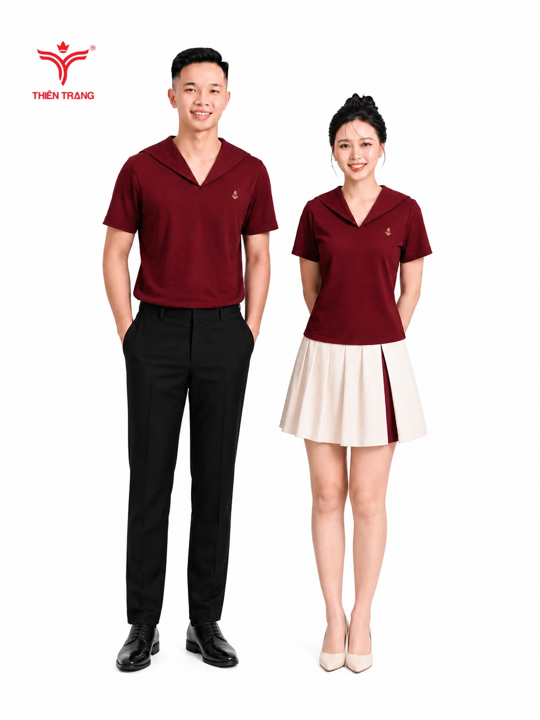 Áo thun công sở nữ TTDNGATDNWM6 xanh lá cây - Ảnh 2
