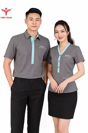 Áo thun công sở nữ TTDNGATDNWM1 màu trắng