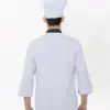 Sau đồng phục bếp khách sạn TTKSADBKS1 màu trắng