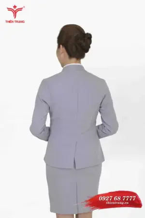 Sau đồng phục vest nữ TTDNGDPVWM31 màu xám nhạt