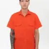 Trước áo sơ mi Barber TTBBESMBB9 màu cam