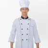 Chân dung đồng phục bếp khách sạn TTKSADBKS1 màu trắng