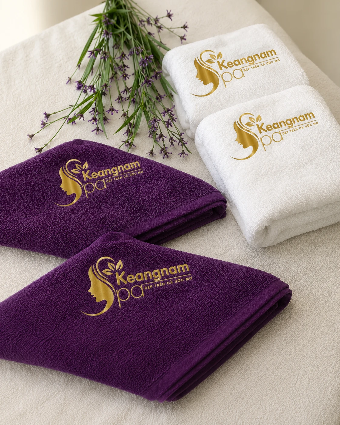 Khăn body spa TTSPAKBD61 màu xanh lá cây đậm 1 Khăn body spa TTSPAKBD61 màu xanh lá cây đậm