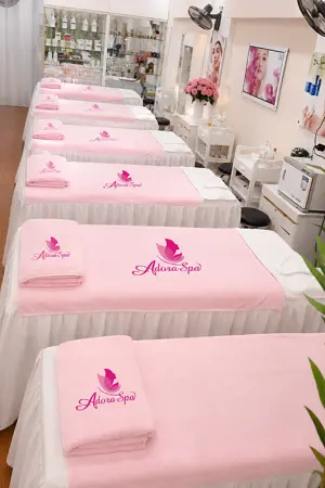 Khăn body spa TTSPAKBD62 màu xanh lá cây nhạt