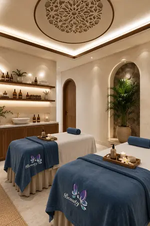Khăn spa màu nâu đậm quấn tóc TTSPAKQT111